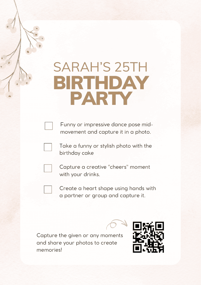 free Canva template for sharing photos