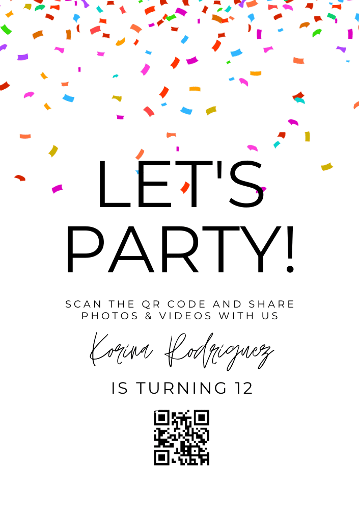 free Canva template for sharing photos